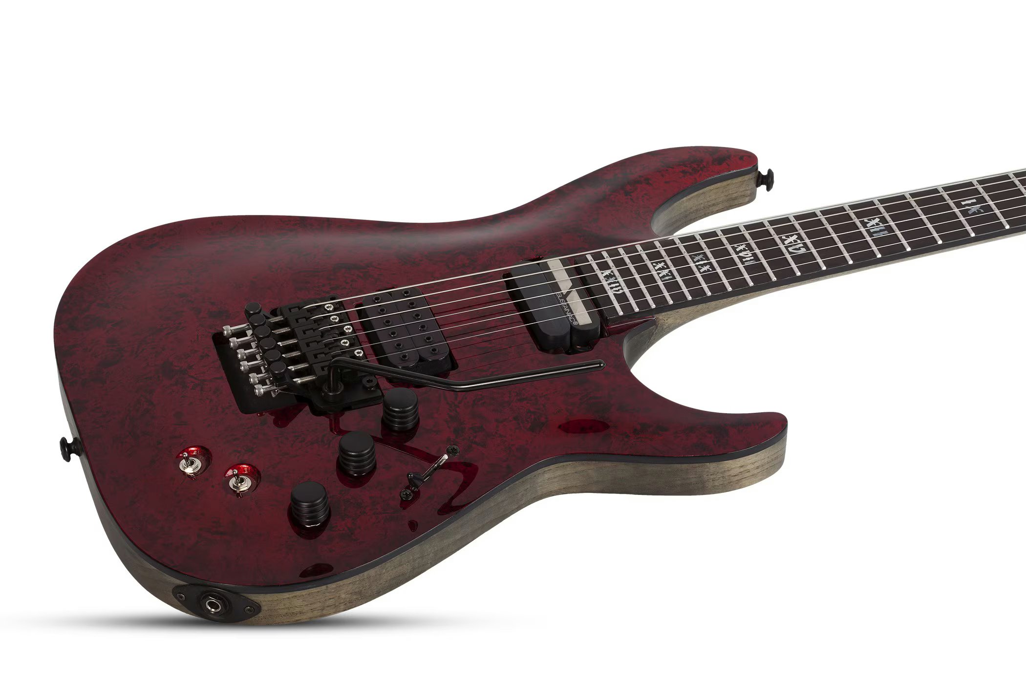 Schecter C-1 FR-S Apocalypse Electric Guitar in Red Reign